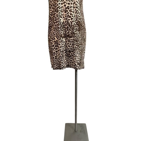 Leopard Print Lace Trim Mini Sleep Chemise - Picture 8 of 11